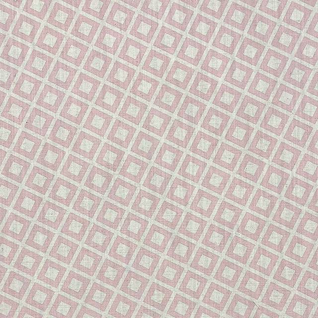 Dobby Mauve Chalk - Linen Upholstery Fabric