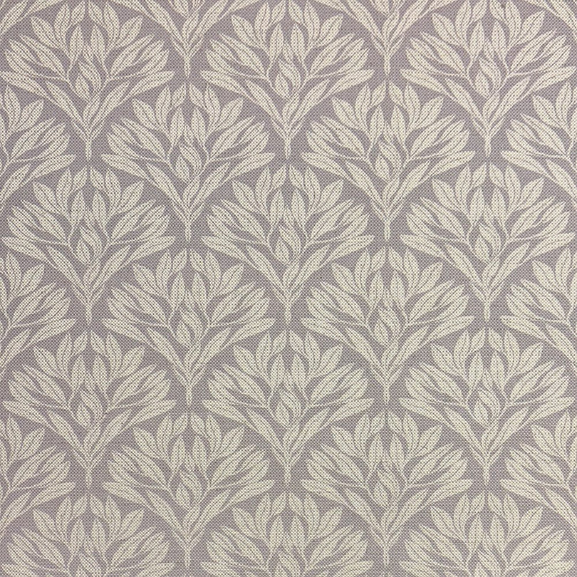 Driftwood Leaf Dove Grey Upholstery Fabric – Elegant leaf fabric for furniture.