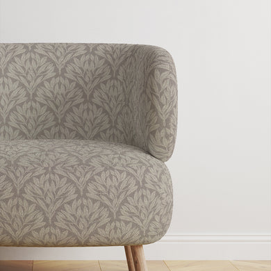 Chair featuring Driftwood Leaf Natural fabric, perfect for timeless interiors.