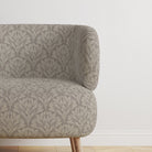 Chair featuring Driftwood Leaf Natural fabric, perfect for timeless interiors.
