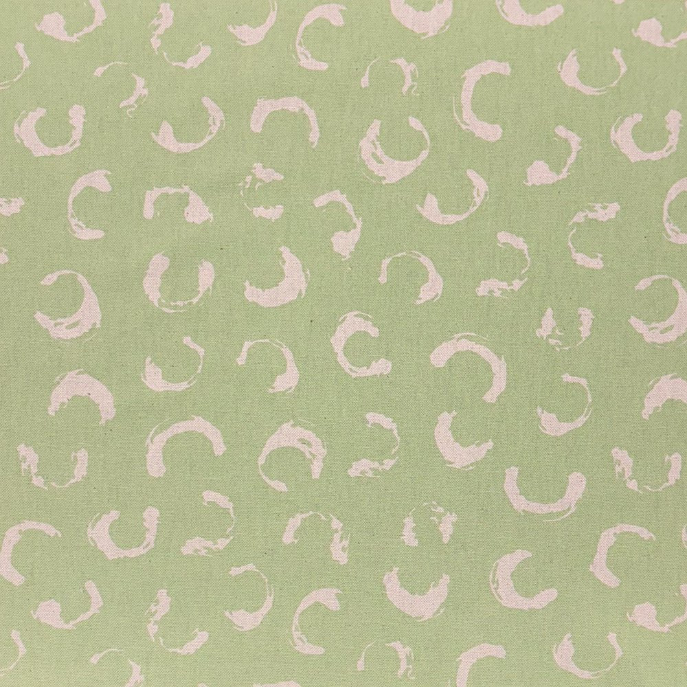 Lemongrass green printed upholstery fabric with a fresh, modern pattern, designed to bring vibrancy to chairs, sofas, and cushions.