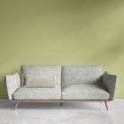 Luxurious Duston Upholstery Fabric with elegant floral pattern in gold