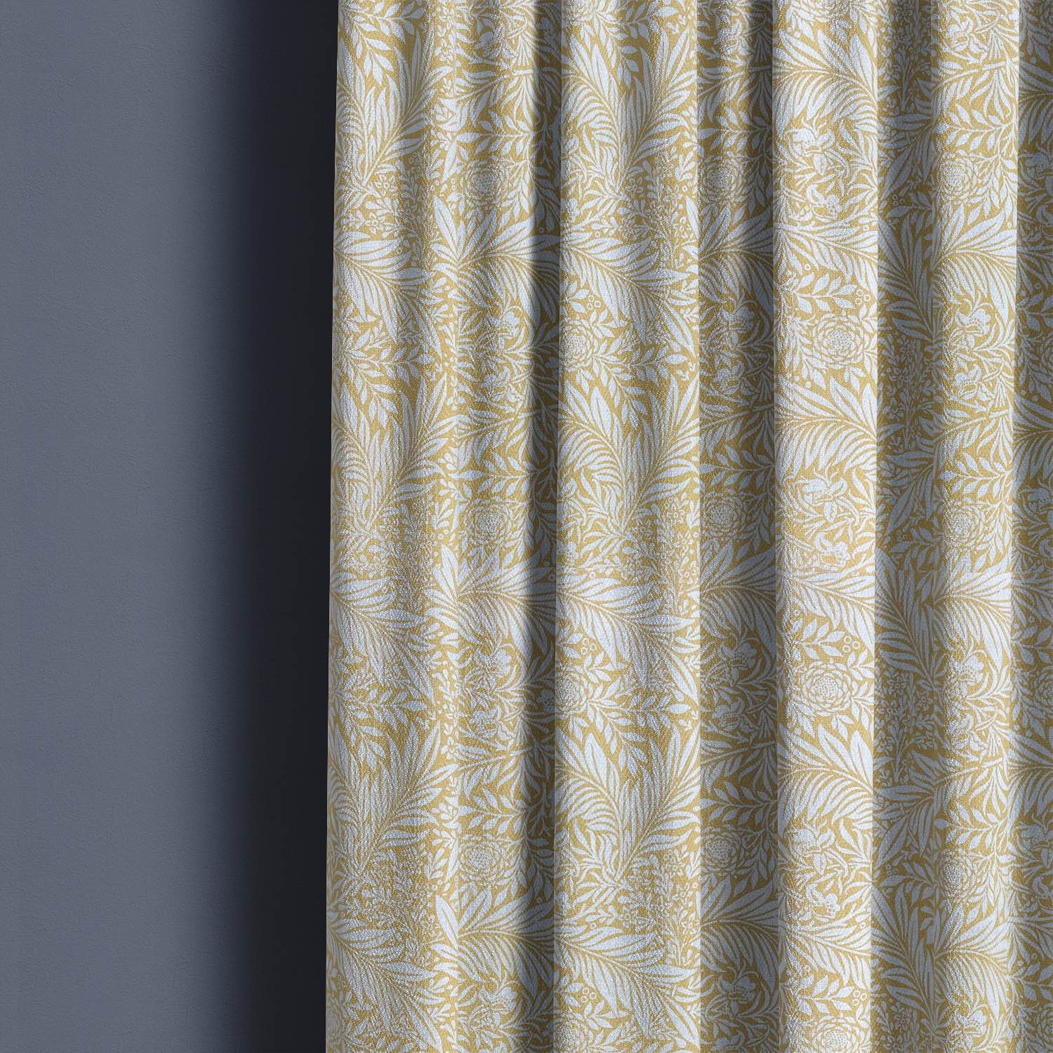 High-quality Duston Fabric in a beautiful light gray color suitable for upholstery and drapery projects