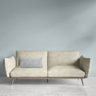 Duston Upholstery Fabric with a playful polka dot design in cheerful yellow