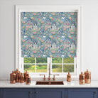 High-quality fabric in a stunning shade of blue for Folk House curtains