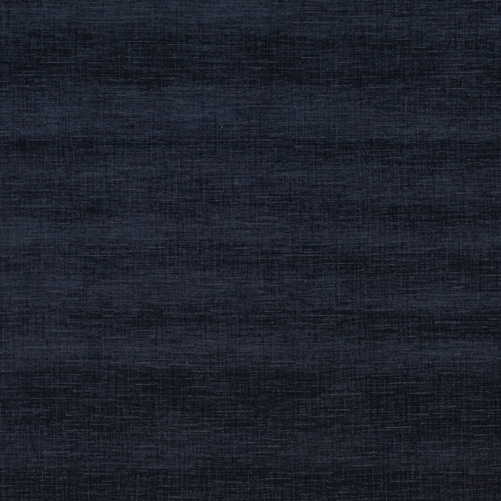 Fontwell Indigo fire-retardant upholstery fabric with a classic woven texture.