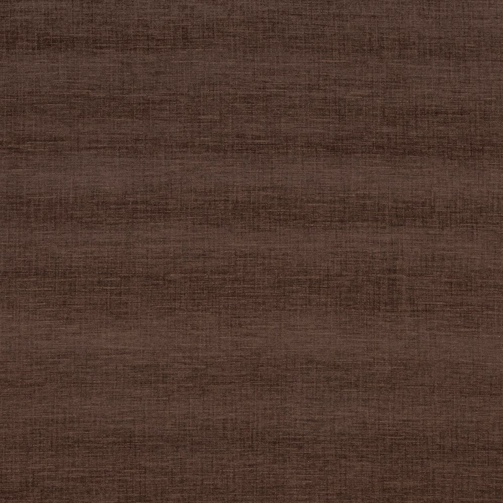 Fontwell Mocha fire-resistant plain weave upholstery fabric in a warm tone.