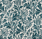 Fouet Linen Curtain Fabric in Deep Teal, a luxurious and elegant choice for window treatments