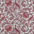 Garden Of Elegance Red - Bird Floral Upholstery Fabric
