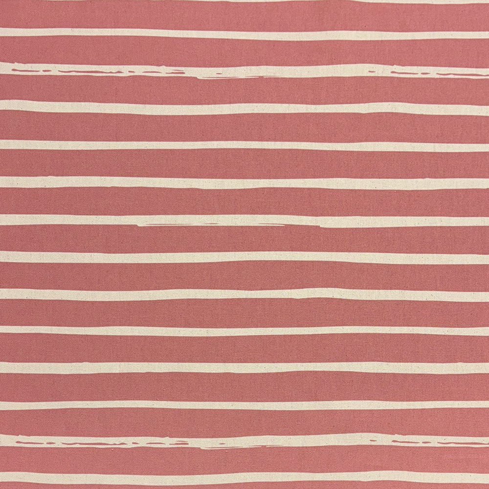 Rouge striped upholstery fabric with a deep red tone, ideal for bold and luxurious furniture designs.