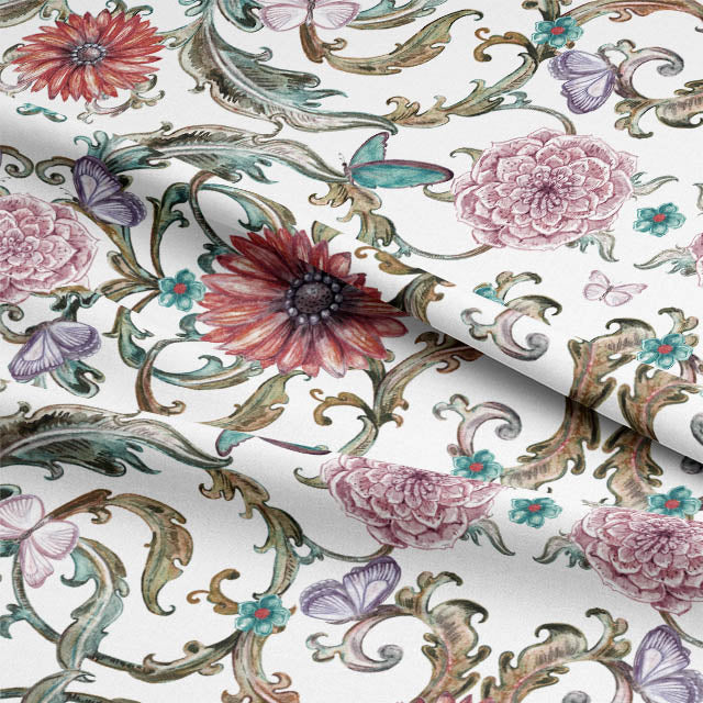 Genoa Linen Curtain Fabric - 14m Wholesale Roll