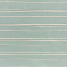 Gravina Duck Egg striped curtain fabric with a soft blue-green hue, ideal for elegant interiors.