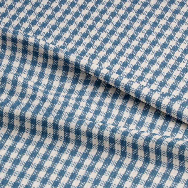 Versatile Harbour Gingham Fabric for Home Textiles