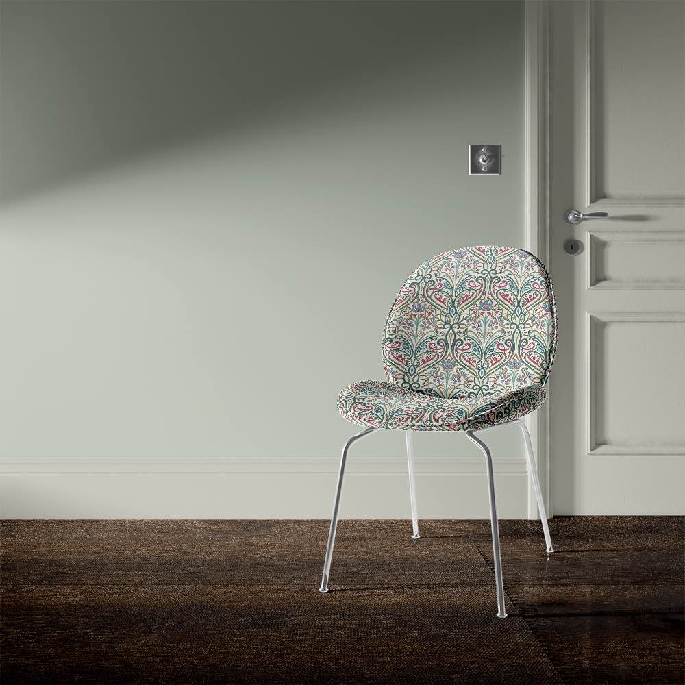 Hathaway Prussian - Traditional Upholstery Fabric For Sale UK