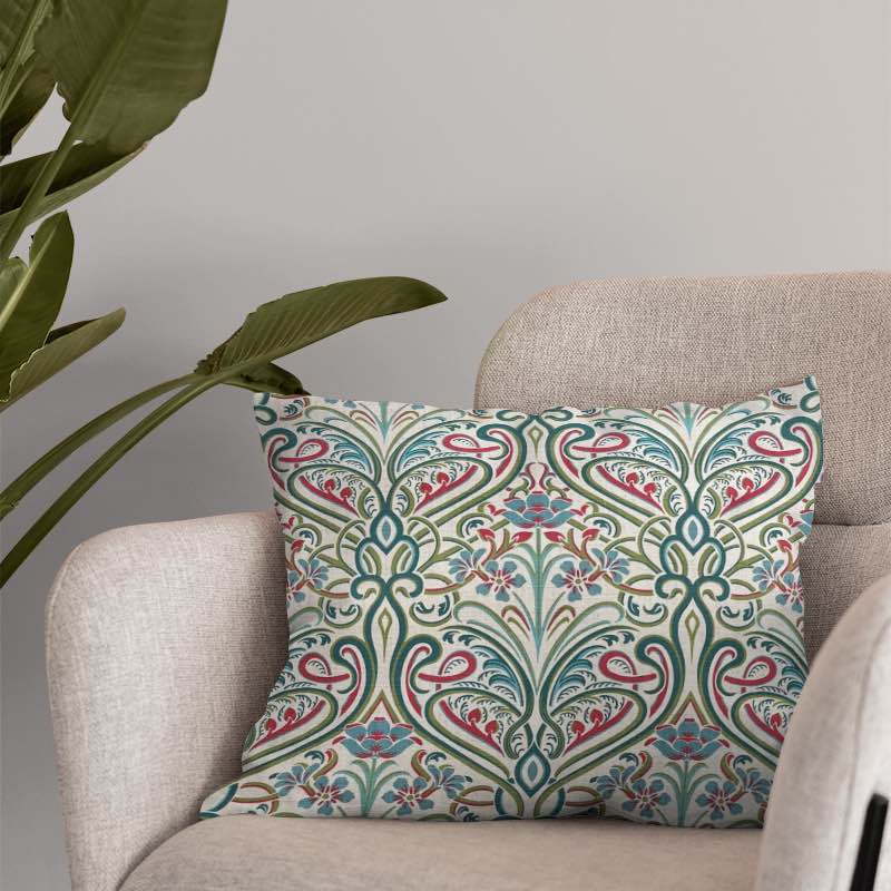 Hathaway Prussian - Traditional Upholstery Fabric For Sale
