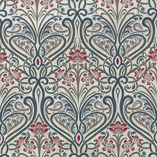 Hathaway Wedgewood - Printed Upholstery Fabric For Sale UK