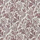 Heritage Vine Oxblood - Leaf Vine Upholstery Fabric
