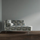 Heron Garden - Bird Patterned Printed Upholstery Fabric UK