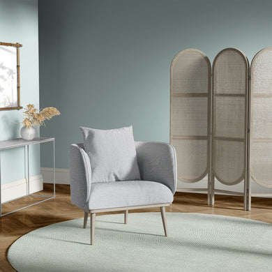 Elegant Hertford Weave Fabric in Creamy Off-White Color, Ideal for Interior Design