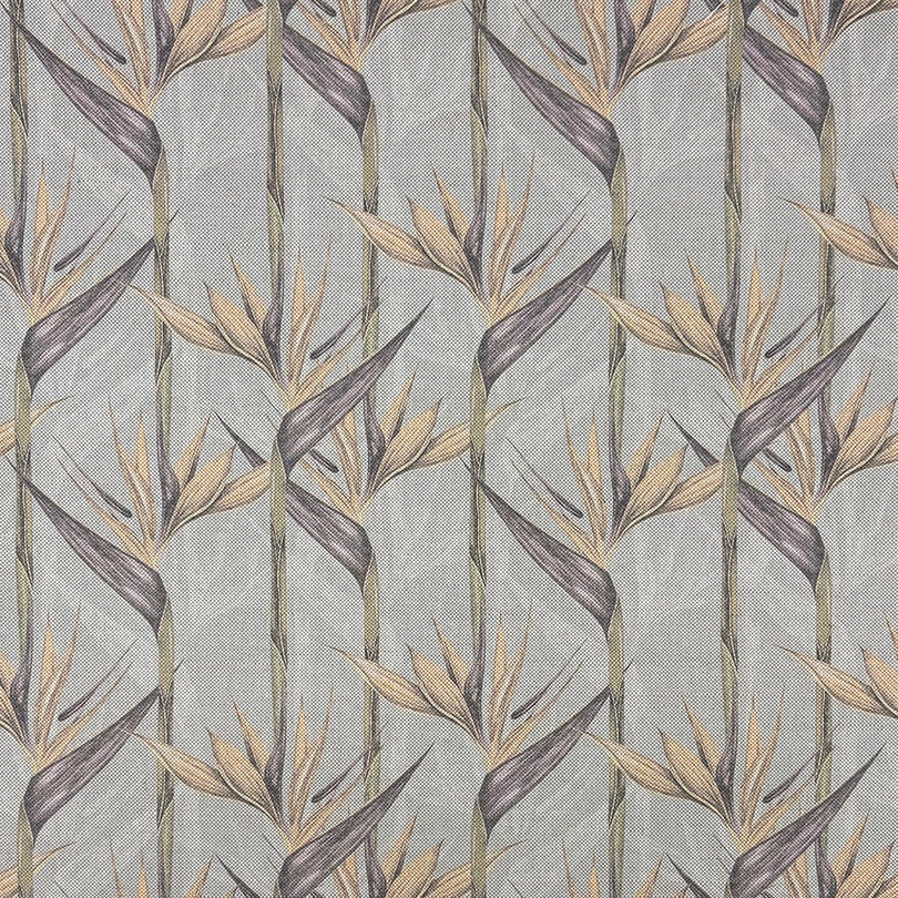 Holywell Leaf Duck Egg upholstery fabric – blue-green botanical pattern swatch
