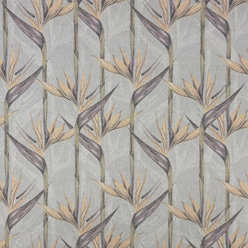 Holywell Leaf Duck Egg upholstery fabric – blue-green botanical pattern swatch