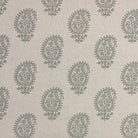 Kaveri Paisley Fennel upholstery fabric close-up, a printed paisley fabric ideal for sofas and chairs