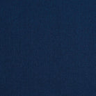 Deep denim blue upholstery fabric with a durable fire-retardant finish.