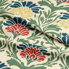 Beautiful green Knole Linen Curtain Fabric, adding sophistication to any room