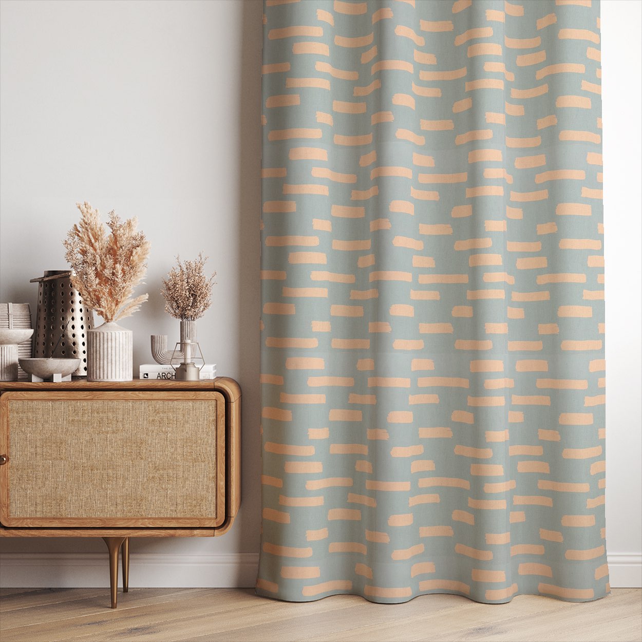 Liri curtain fabric in Baby Blue, a designer-quality textile ideal for elegant drapery.