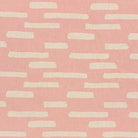 Liri Blush curtain fabric, a soft-toned textile with an abstract stripe design for chic interiors.