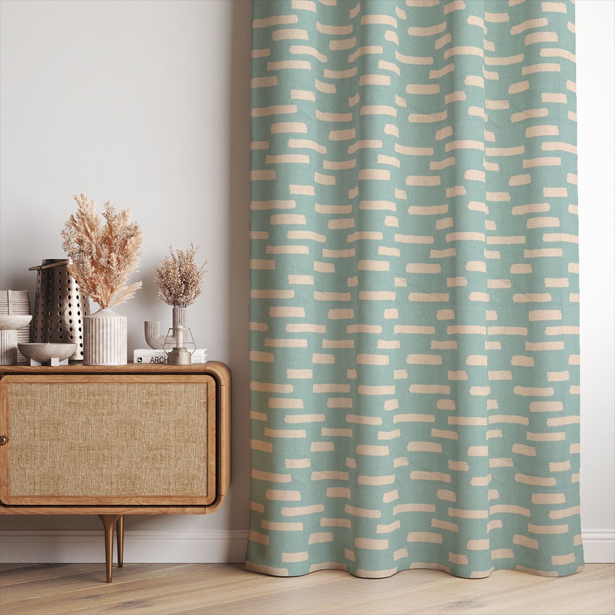 Liri curtain fabric in Duck Egg, a premium textile designed for elegant interiors.