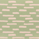 Liri Lemongrass curtain fabric featuring an abstract stripe pattern, perfect for fresh, modern interiors.