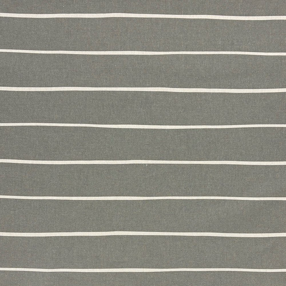 Fennel striped upholstery fabric with an earthy green hue, ideal for creating a nature-inspired soft furnishing look.