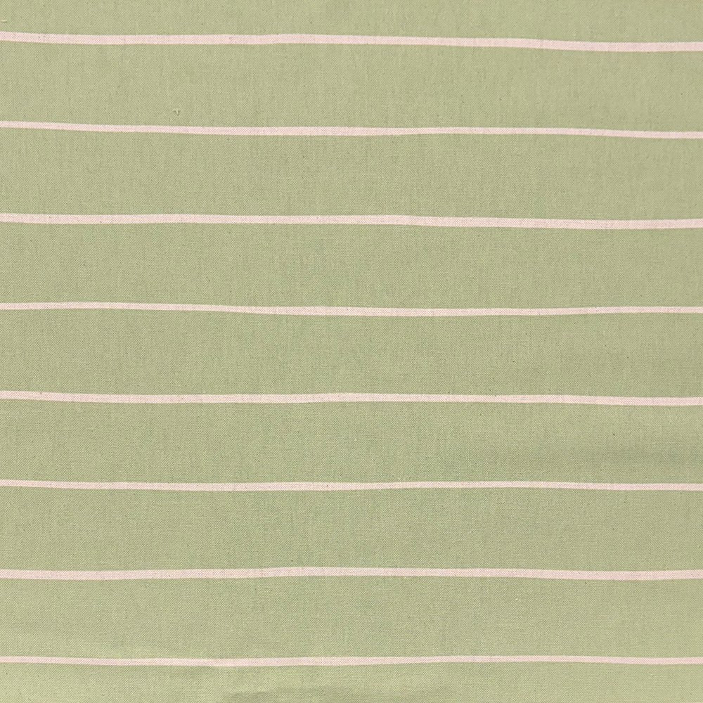 Lemongrass striped upholstery fabric with a fresh green-yellow tone, ideal for lively and contemporary interiors.