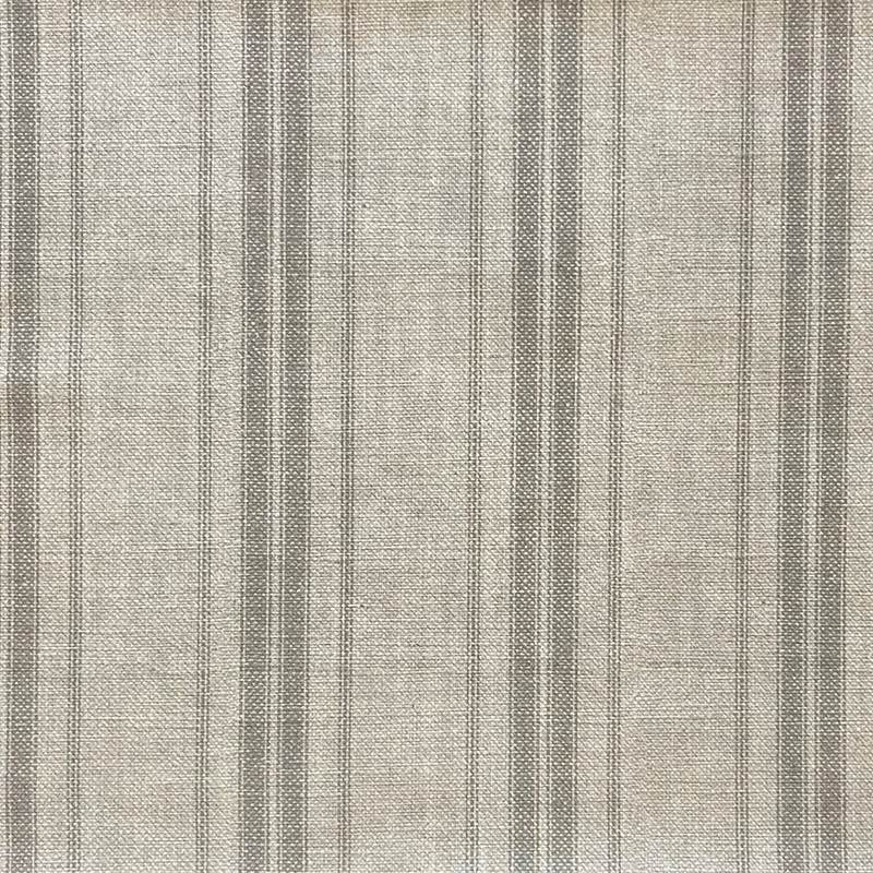 Long Island Stripe Upholstery Fabric in Blue and Off-White