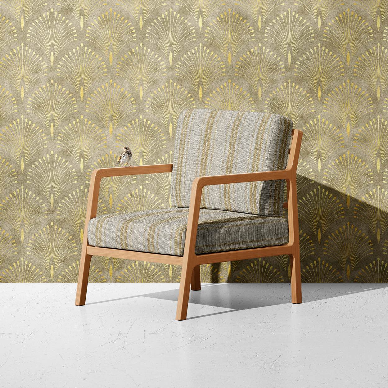 Long Island Stripe Upholstery Fabric for Coastal Living Rooms