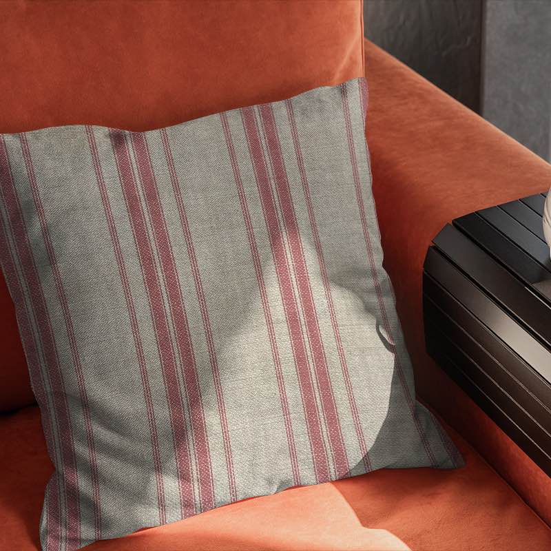 Beautiful Long Island Stripe Upholstery Fabric for Pillows
