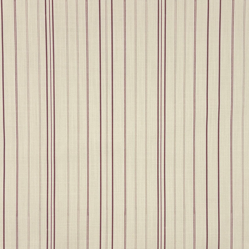 Lowick Stripe russet linen curtain fabric flat image with warm earthy stripe