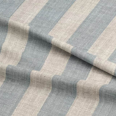 Maine Stripe Fabric in Peach and White for Soft Home Decor