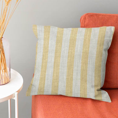 Maine Stripe Upholstery Fabric with timeless striped design for furniture