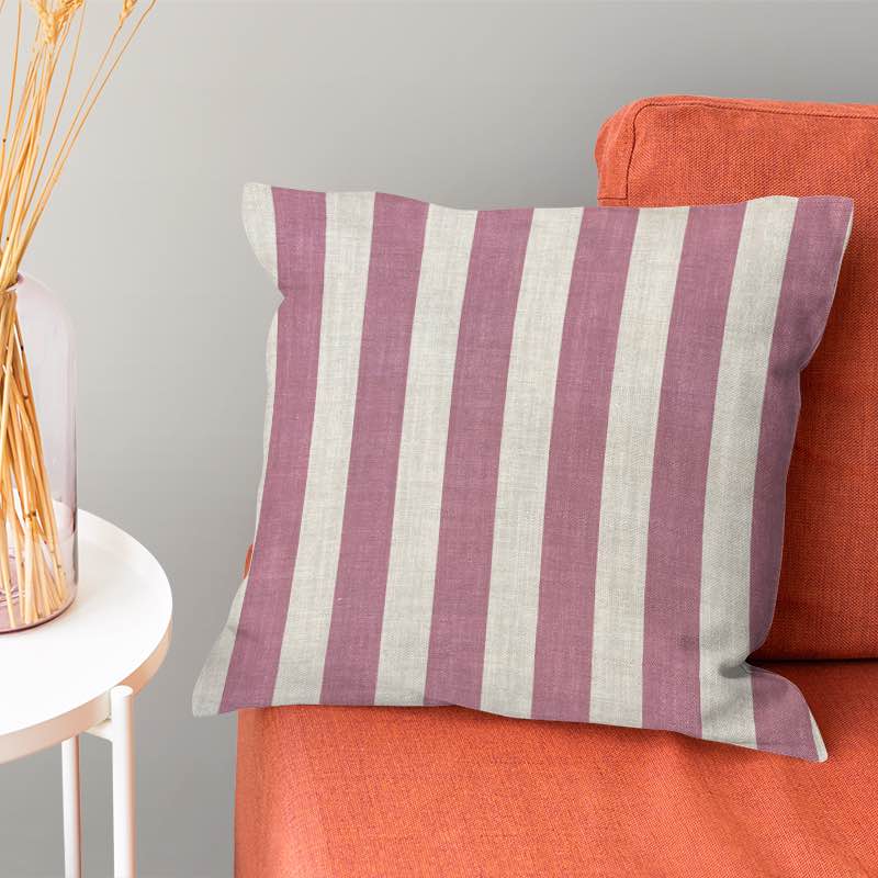 Maine Stripe Upholstery Fabric Perfect for Upholstered Headboards