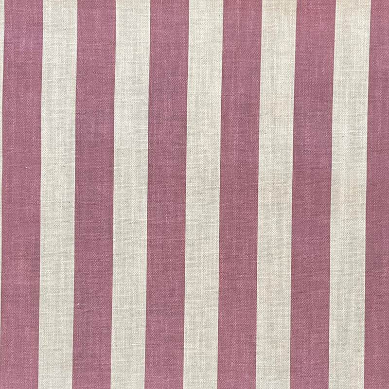 Maine Stripe Fabric in Pink and White for Feminine Home Decor