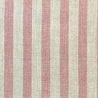 Maine Stripe Fabric in Salmon and White for Bright Home Decor