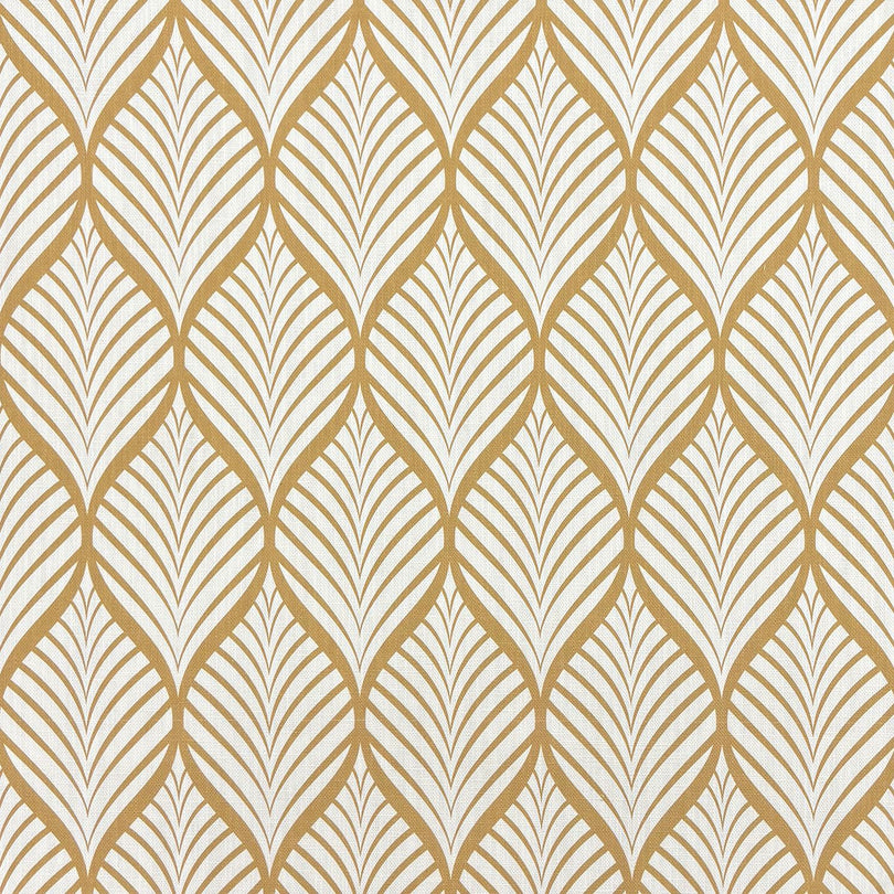 Marlow Linen Curtain Fabric in Natural on White – flat lay detail