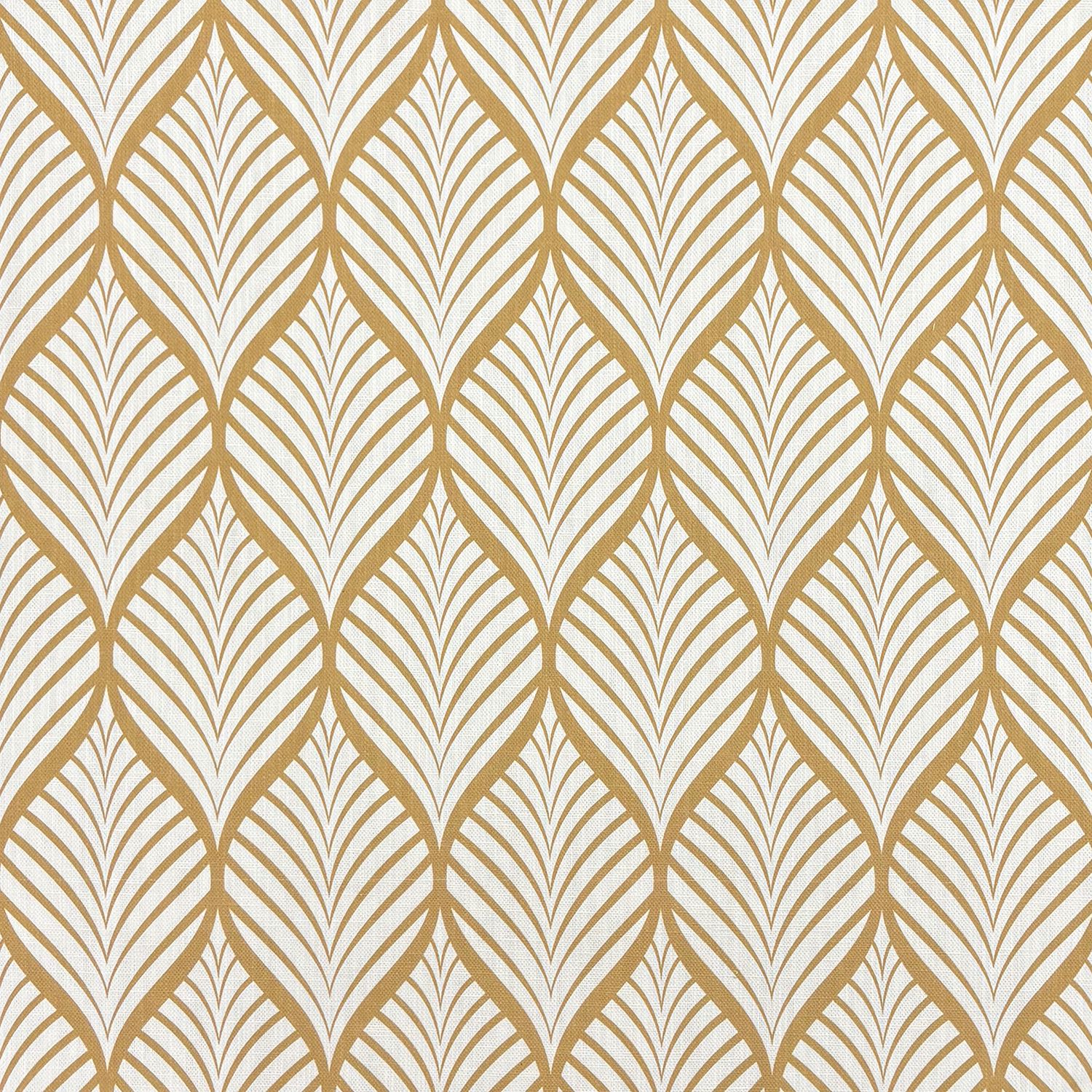 Marlow Linen Curtain Fabric in Natural on White – flat lay detail