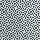 Maze Midnight - Linen Upholstery Fabric