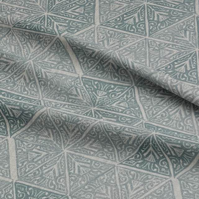 Medina Teal - Furnishing Upholstery Fabric
