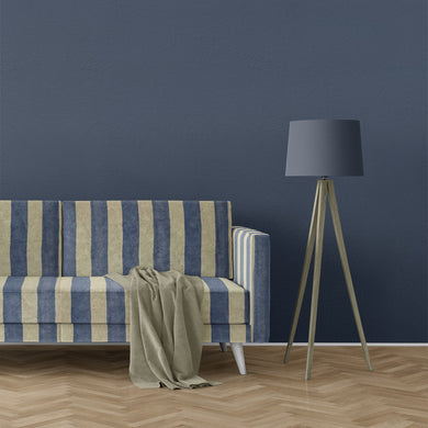Memphis Blue striped upholstery fabric – flat pattern view