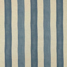 Memphis Denim striped upholstery fabric – flat fabric sample