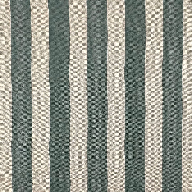 Memphis Emerald striped upholstery fabric – fabric swatch